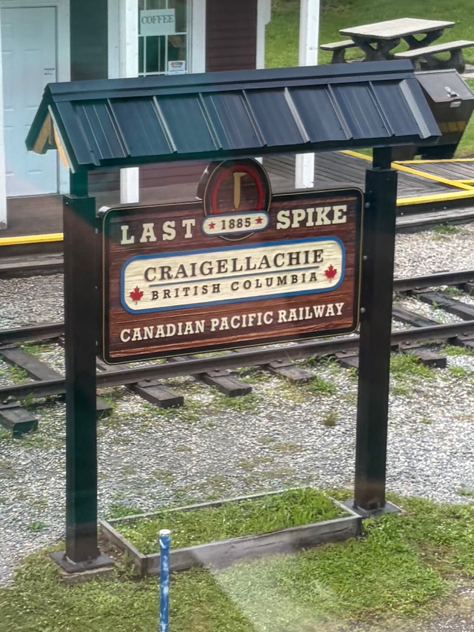 Craigellachie, where the last spike was driven for the Canadian Pacific Railway.